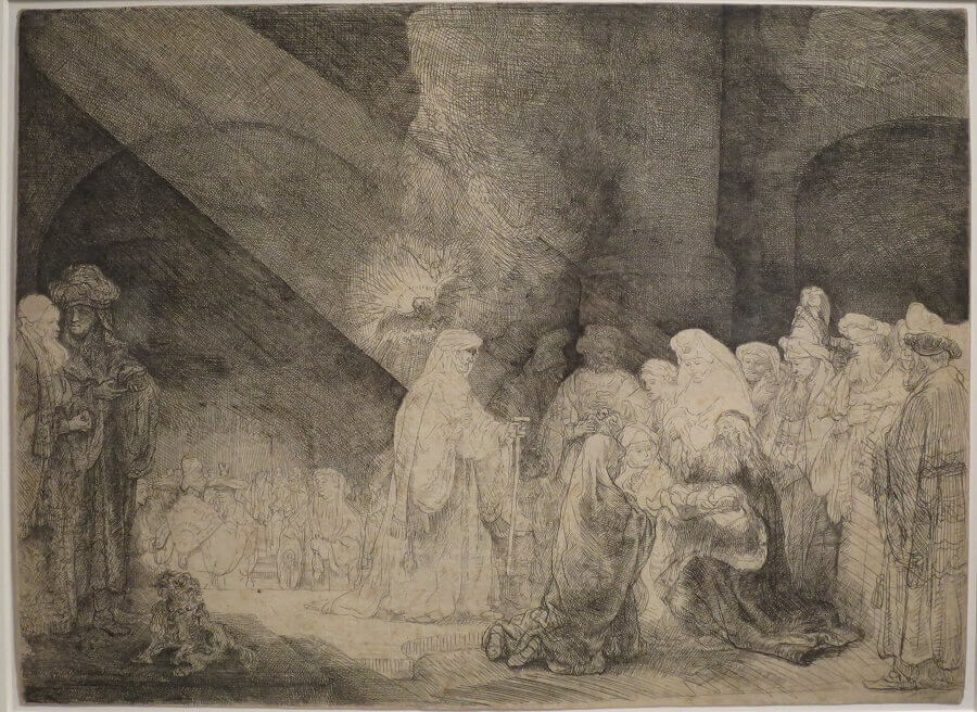 Presentation in the Temple, 1630 by Rembrandt