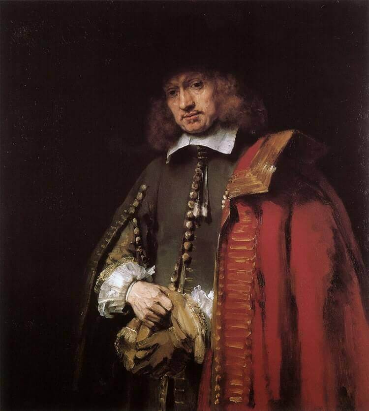 Jan Six, 1654 by Rembrandt van Rijn
