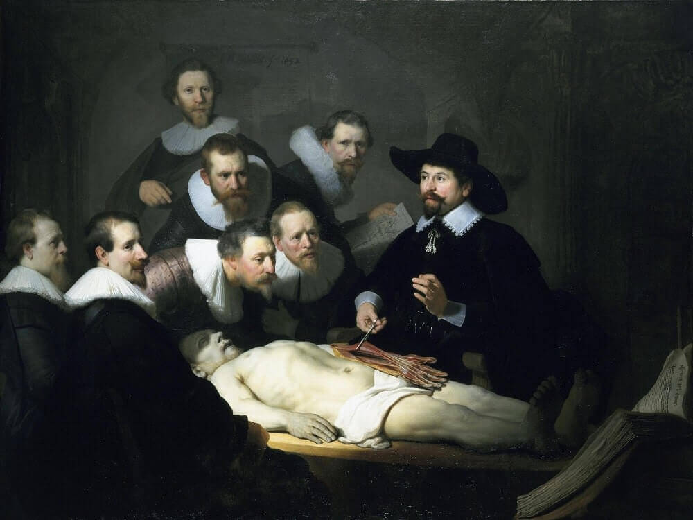 The Anatomy Lesson of Dr. Nicolaes Tulp, 1632 by Rembrandt