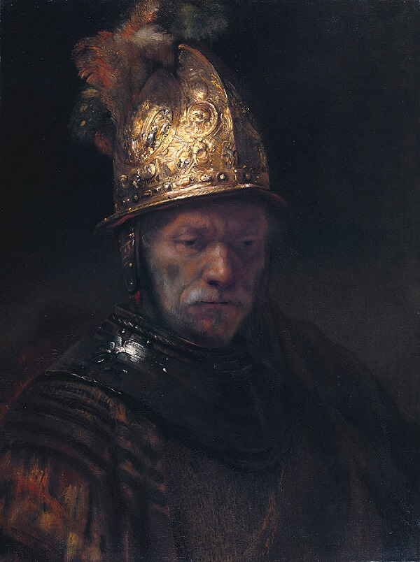 The Man with the Golden Helmet, 1650 by Rembrandt