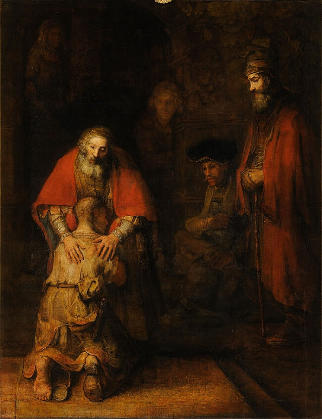 The Return of the Prodigal Son, 1669 by Rembrandt