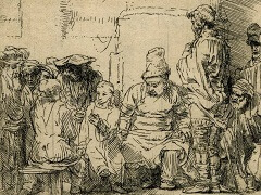 Christ Disputing with the Doctors by Rembrandt