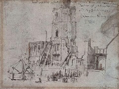Ruins of Old Town Hall by Rembrandt