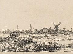 View of Amsterdam by Rembrandt